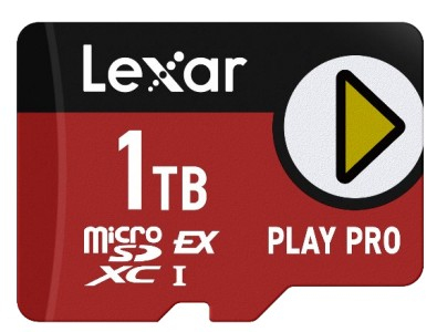 LEXAR  Carte microSD Express 7.1 PLAY Pro 1 To R900/W600 - Neuf