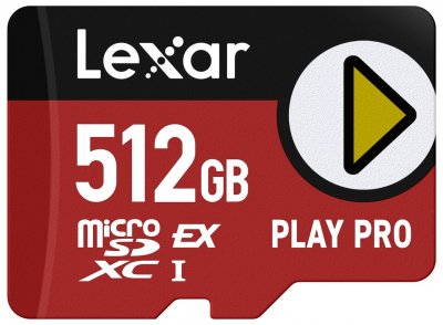 LEXAR  Carte microSD Express 7.1 PLAY Pro 512 Go R900/W600 - Neuf