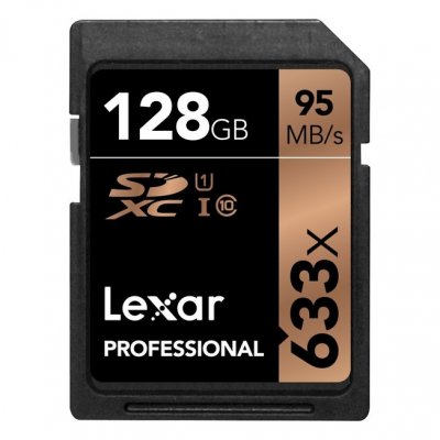LEXAR  Professional 633X SDXC 128GB C10 V30 U3