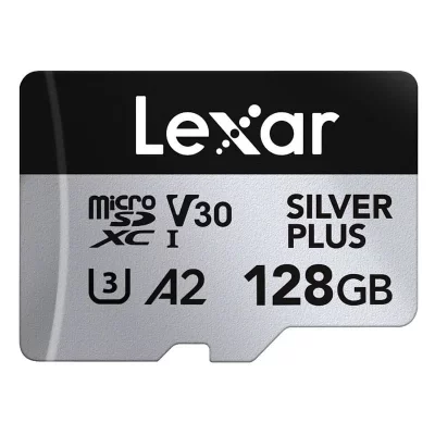 LEXAR  Professional SILVER PLUS 128 Go MicroSDXC UHS-I - Neuf