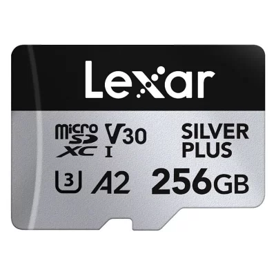 LEXAR  Professional SILVER PLUS 256 Go MicroSDXC UHS-I Classe 3 - Neuf