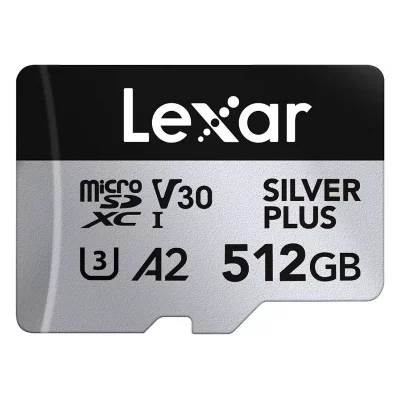 LEXAR  Professional SILVER PLUS 512 Go MicroSDXC UHS-I - Neuf