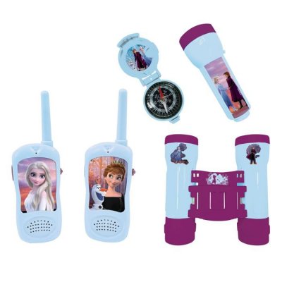 LEXIBOOK  Kit aventuriers talkie-walkie enfant jumelles La reine des neiges Disney