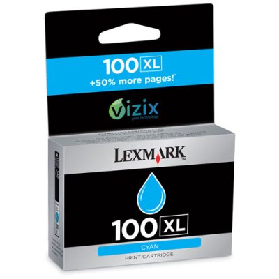 LEXMARK  100XL (14N1069E) - Cyan - Cartouche d'encre - Grande capacit&eacute;