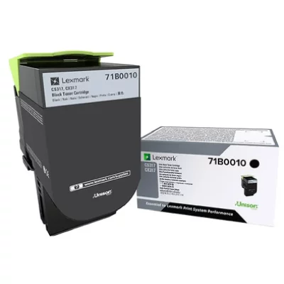 LEXMARK  71b0010 cartouche de toner 1 pi&egrave;ce(s) original noir 71B0010