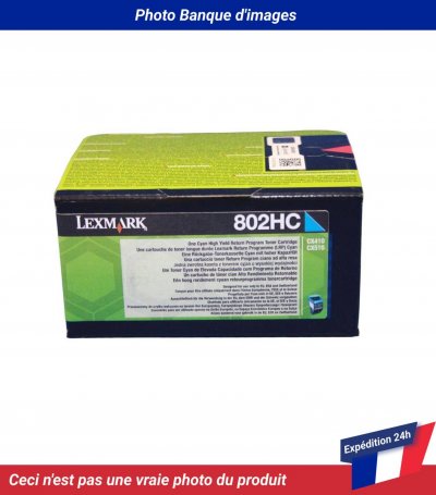 LEXMARK  80C2HC0 Toner Laser Cyan