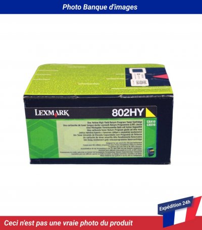 LEXMARK  80C2HY0 Toner Laser Jaune