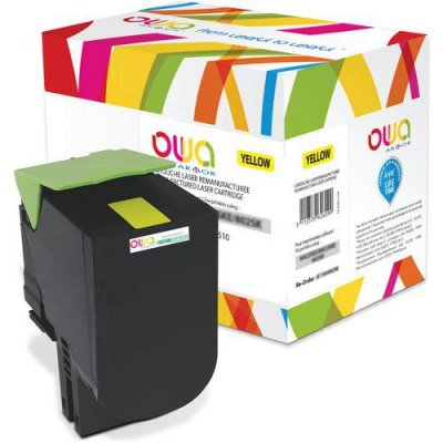 OWA Lexmark 80c2sye Toner Remanufactur&eacute; Jaune