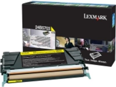 LEXMARK  - &Agrave; rendement &eacute;lev&eacute; - jaune - originale - cartouche de toner LRP - pour  XS748de