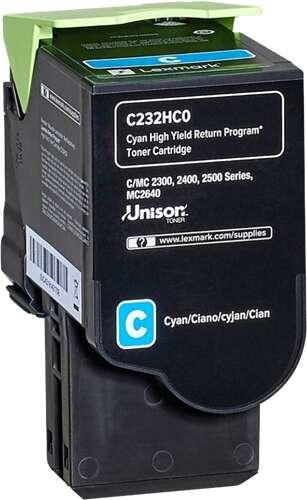 LEXMARK  C232HC0 Toner cyan, 2.3K pages