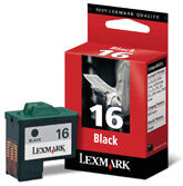 LEXMARK  cartouche dencre - 16 - 410 pages - pack de 1 - noir 10N0016