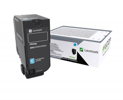 LEXMARK  - Cyan - original - cartouche de toner LCCP - pour  CS730de, CX730de