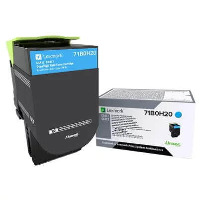 LEXMARK   high yield cyan toner cartridge noir
