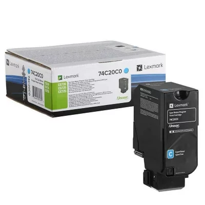 LEXMARK  Toner Cyan Original 74C20C0