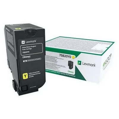 LEXMARK  Toner Jaune Original 75B20Y0