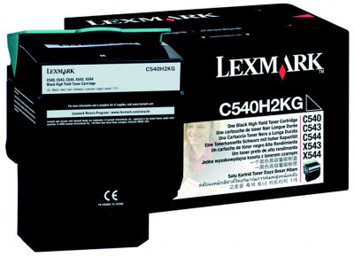 LEXMARK  Toner Original C540N, C540H2KG, (Pack de 1), Grande capacit&eacute;, Noir