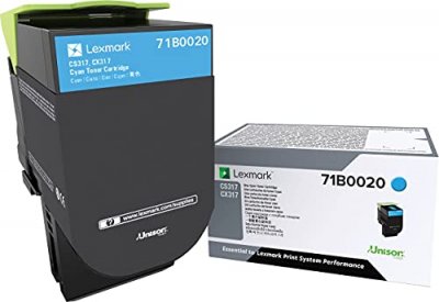 LEXMARK  X317 - Cyan - original - cartouche de toner LCCP - pour  CS317dn, CX317dn 