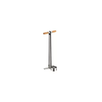 LEZYNE  1-FP-AFLDR-V506 Pompe &agrave; Pied v&eacute;lo Mixte Adulte, Hi Gloss Silver