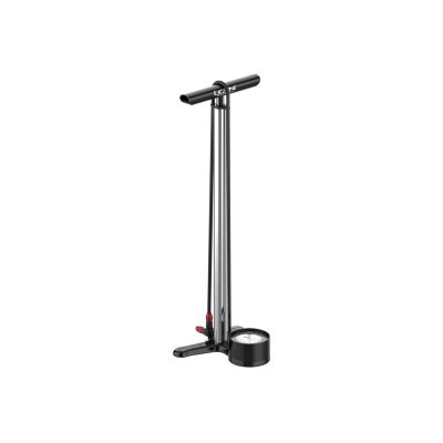 LEZYNE  1-FP-CNCDR-V506 Pompe &agrave; Pied v&eacute;lo Mixte Adulte, Hi Gloss Silver