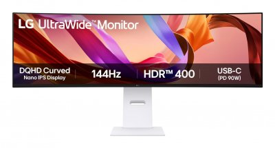 LG  49"" Moniteur UltraWide R&eacute;solution Dual QHD 5120 x 1440 - 49U950A-W