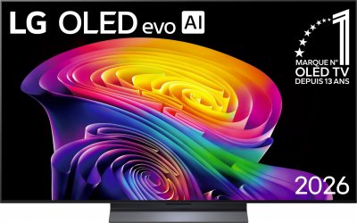 LG  55 pouces (139 cm)  OLED evo AI C6 4K Smart TV 2026 - OLED55C64LA