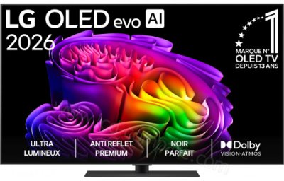 LG  55 pouces (139 cm)  OLED evo AI G6 4K Smart TV 2026 - OLED55G66LS