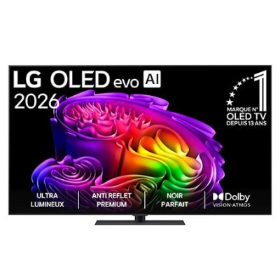 LG  65 pouces (164 cm)  OLED evo AI G6 4K Smart TV 2026 - OLED65G66LS