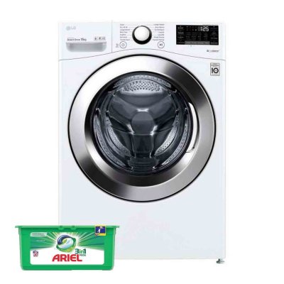 LG  Lave-linge frontal 15kg 1100trs/min Grande capacit&eacute; Wi-fi Machine &agrave; laver hublot