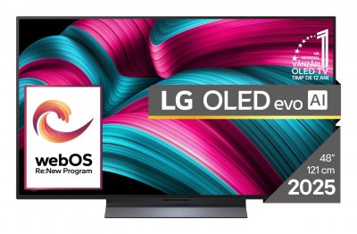 LG  OLED evo AI OLED48C51LA TV 121,9 cm (48 ) 4K Ultra HD Smart TV Wifi Noir - Neuf