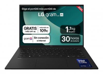 LG  Ordinateur Portable Gram 14zd90t 14&acute;&acute; Ultra 7-255h/16gb/1tb Ssd 