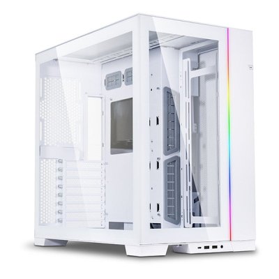 LIAN LI  O11 Dynamic EVO Tour midi Bo&icirc;tier, Bo&icirc;tier gaming blanc
