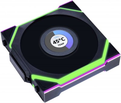 LIAN LI  Uni Fan SL 120 LCD ARGB Wireless - Noir 
