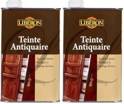 LIBéRON LIBERON Teinte antiquaire pour meubles et objets, Noyer, 0,5L