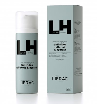 LIERAC  HOMME - Fluide Anti-&acirc;ge Global, 50ml