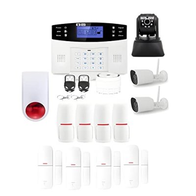 LIFEBOX  - Alarme maison sans fil gsm et 3 cam&eacute;ras wifi kit ip3