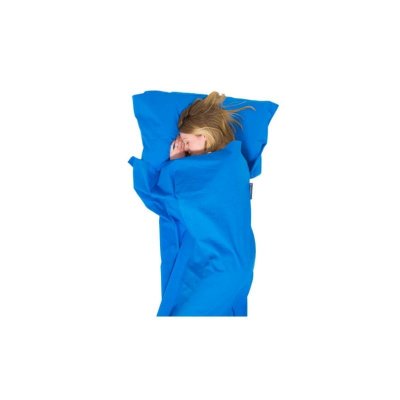 Lifeventure Cotton Rectangular Liner Bleu 210 x 80 cm