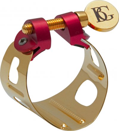 BG FRANCE Ligature Bg Duo Plaqu&eacute; Or Pour Saxophone Alto Et Clarinette Sib