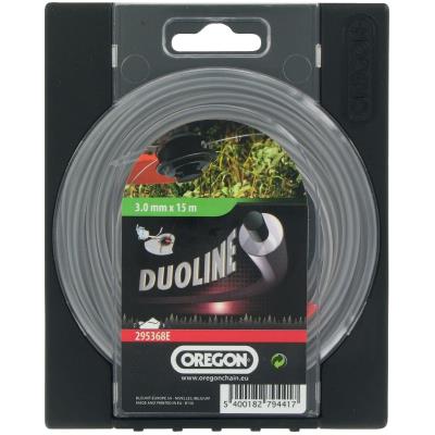OREGON Ligne de coupe &agrave; brosse  Duoline, 3,0 mm de diam&egrave;tre, 15 m