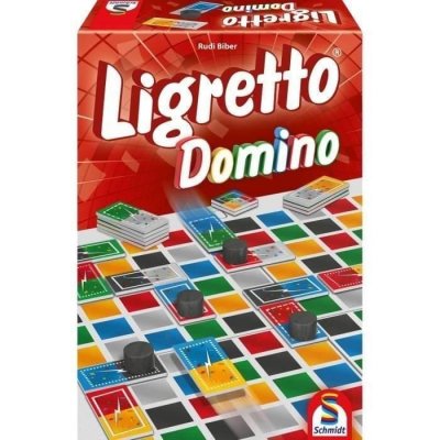 SCHMIDT SPIELE Ligretto domino - jeu de soci&eacute;t&eacute; - 