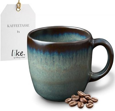 VILLEROY & BOCH Like. by Villeroy & Boch Tasse &agrave; caf&eacute; en gr&egrave;s Gris Lave 190 ml Passe au lave-vaisselle