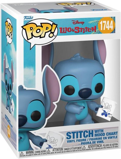 GENERIQUE Lilo & Stitch - Figurine POP! Stitch avec carnet d'humeur 9 cm