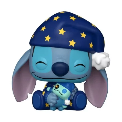 FUNKO FOB Lilo & Stitch - Figurine POP! Stitch en Pyjama Glow in the Dark 9 cm