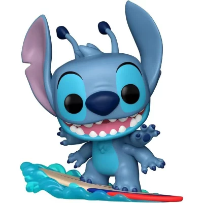 FUNKO Lilo & Stitch - Figurine POP! Stitch Surf Exclusive Edition 9 cm