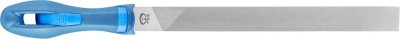 Lime d'atelier, manche plate, Long. : 250 mm, Taille 3, Coupe transversale 25,0 x 6,0 mm