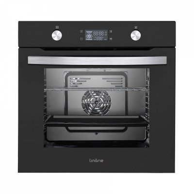 LINARIE  four encastrable labo71mpb 70 litres multifonctions pyrolyse noir 