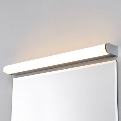 LINDBY  Applique miroir bain LED Philippa demi-ronde 58&nbsp;cm