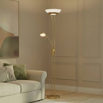 LINDBY  Lampadaire LED variable Yveta, liseuse