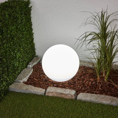 LINDBY  Lampe solaire LED d&eacute;corative Lago sph&eacute;rique