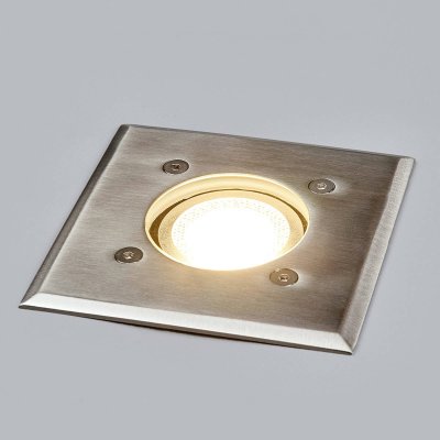LINDBY  Luminaire encastr&eacute; dans le sol Insa, 11 x 11 cm, GU10, IP67