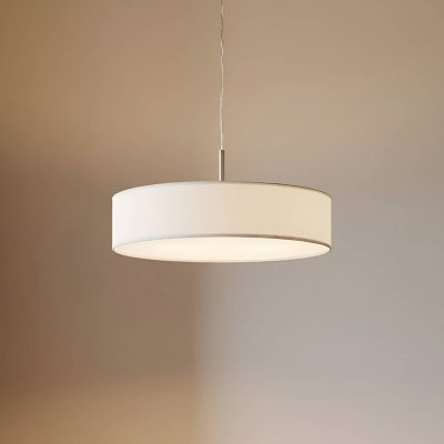 LINDBY  Suspension Sebatin pour E27, 50&nbsp;cm, cr&egrave;me